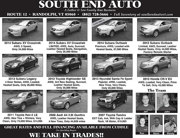 South End Auto 2016.indd