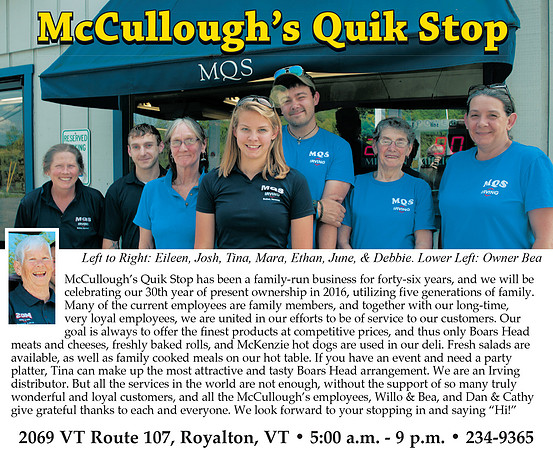 MCCULLOUGH'S QUIKSTOP 2016.indd